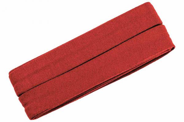 Oaki Doki Jersey Schrägband gefalzt 3m Coupon Rot